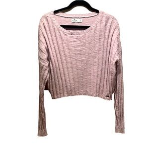 Hollister Women’s Lavender Wide Ribbed Sweater Size Small